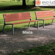 Bancs classiques pour espaces publics | EVO LUD 