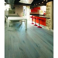 Parquet en chêne massif gris | Gris de Guérande