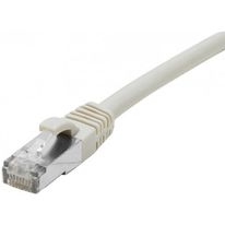 Cordon RJ45 catégorie 6A S/FTP LSOH snagless gris DEXLAN - 30 m | Réf. 854370