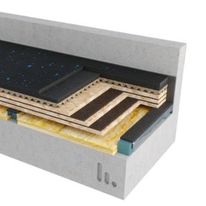 Système de dalle flottante pour salles de sport | Stravigym XP