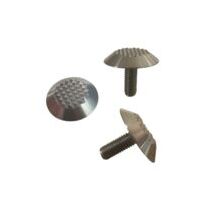 CLOUS PODOTACTILES PLAT INOX 316 R13 TETE D.25 MM TIGE 15 MM KIT DE 200 | WATTELEZ 