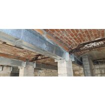 Renforcement plancher en poutrelles acier + voutains | Noubau 