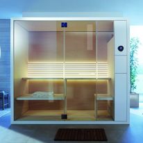 Sauna compact à paroi vitrée | Inipi B
