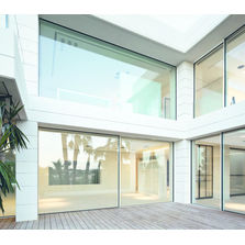 Baie vitrée à deux ou trois rails de roulement intégrés | ASS 77 PD.HI