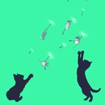 Panneau mural en intissé jusqu'à 300 cm de hauteur | Souris