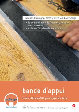 Bande d’étanchéité pour appui de dalle