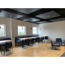 Ilot acoustique suspendu ou à fixer au mur - Gamme PHONOSTEEL | SONILO