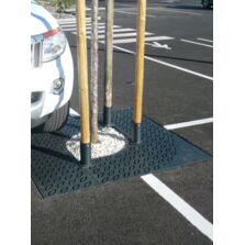 Grille d’arbre | Grille Amande en acier découpé au laser pour aménagement urbain