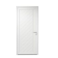 Porte d'entrée Aliana PVC Gris sur mesure | LAPEYRE SERVICES