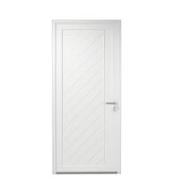 Porte d'entrée Aliana PVC Gris sur mesure | LAPEYRE SERVICES