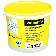 Colle en pâte pour carrelage de sol en intérieur | Weber.fix sol