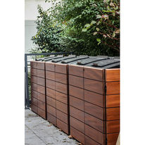 Abris conteneurs en acier et bois jusqu'à 750 litres | Mango