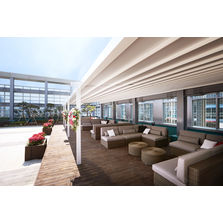 Pergola ouvrante en aluminium à toile rétractable | A100