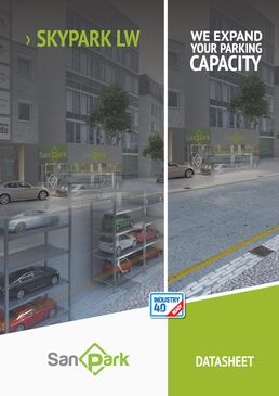 Système de stationnement automatique souterrain à plusieurs rangées | SkyPark LW