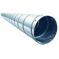 Conduit galvanisé pour ventilation ou aération en 12 diamètres jusqu'à 630 mm de diamètre | Conduits galvanisés
