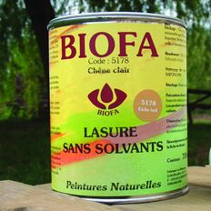 Lasure à base d'huiles végétales | Biofa Lasures sans solvant 5 161 à 5 185