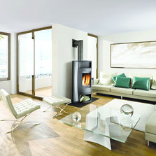 Poêle à bois de 6 kW de puissance | Ebenis