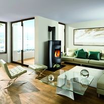 Poêle à bois de 6 kW de puissance | Ebenis