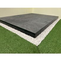 Habillage de terrasses et balcons avec profilé de rive spécial dalles 20 mm | Schlüter®-BARA-RTC.