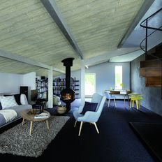 Panneau d'isolation de toiture 3 en 1 | Usystem Roof OS Comfort finitions Wood