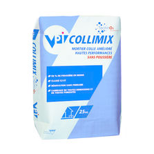 Mortier-colle amélioré hautes performances sans poussière | Collimix Techno O2