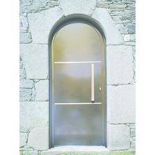 Porte d'entrée cintrée à ouvrant caché | Eckmuhl