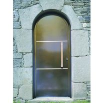 Porte d'entrée cintrée à ouvrant caché | Eckmuhl