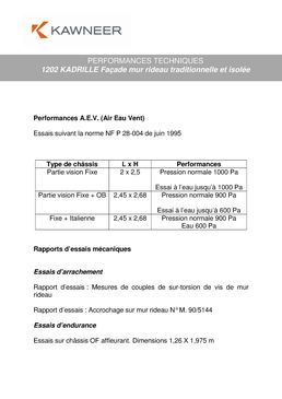 Façade mur rideau traditionnelle et isolée | MUR RIDEAU FAÇADE 1202 MIXTE