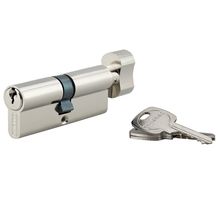 Cylindre à bouton 40 x 40 mm 3 clés