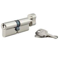 Cylindre à bouton 40 x 40 mm 3 clés