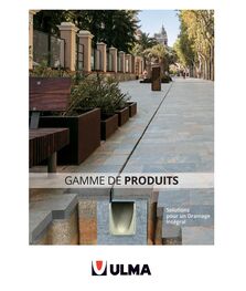 Caniveaux de Drainage ULMA: Brochure