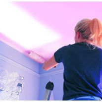 Peinture pour plafond à indicateur coloré | Plafond Repère