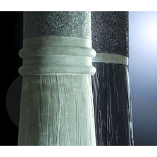 Mât minéral à finitions de surfaces différenciées | Maroa/Pago