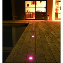 Lame de bois exotique à spot intégré | Lumilame