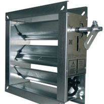 Registres de dosage circulaires ou rectangulaires avec commande manuelle ou motorisable | Ouest Isol & Ventil