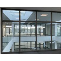 Châssis fixe coupe-feu aluminium à rupture de pont thermique - EI60 | Gamme AluTeq