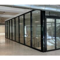 Châssis fixe en acier vitré à rupture de ponts thermiques | Gamme SteelTeq