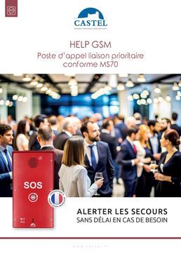 Poste d’appel liaison prioritaire conforme MS70 | HELP GSM