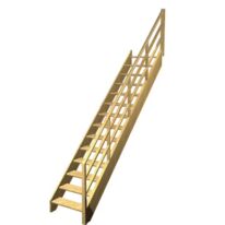 Escalier Aria droit rampe Eden | LAPEYRE SERVICES