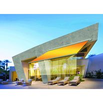 Store lumineux avec voile micro-aéré enroulable | On'x Lux volant