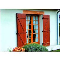 Volets battants en aluminium décors bois, marbré ou laqué | Iso