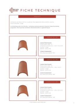 Arquets simples en terre cuite | ARQUET SIMPLE 