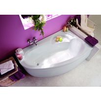 Baignoire balnéo d'angle asymétrique en résine | Ladiva Mix' Intense