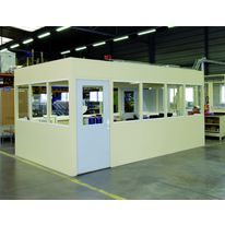 Cloison double peau pour bureaux modulables | Excelia