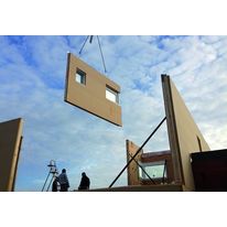 Mur préfabriqué ossature bois à menuiseries intégrées | Mur Ossature Bois