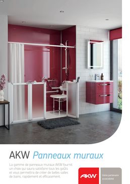 Panneaux de douche en fibre de verre | Panneaux muraux