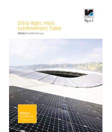 RENOLIT ALKORPLAN Solar - Avec intégration solaire sur membrane d'étanchéité