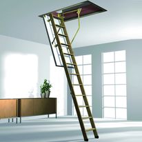 Escalier bois escamotable coupe-feu | Escalier escamotable F30 Twinsafe