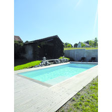 Piscine enterrée compacte à coque polyester | Auron