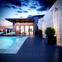 Caillebotis en polypropylène pour terrasse balcon piscines | MOSAIK CREATION